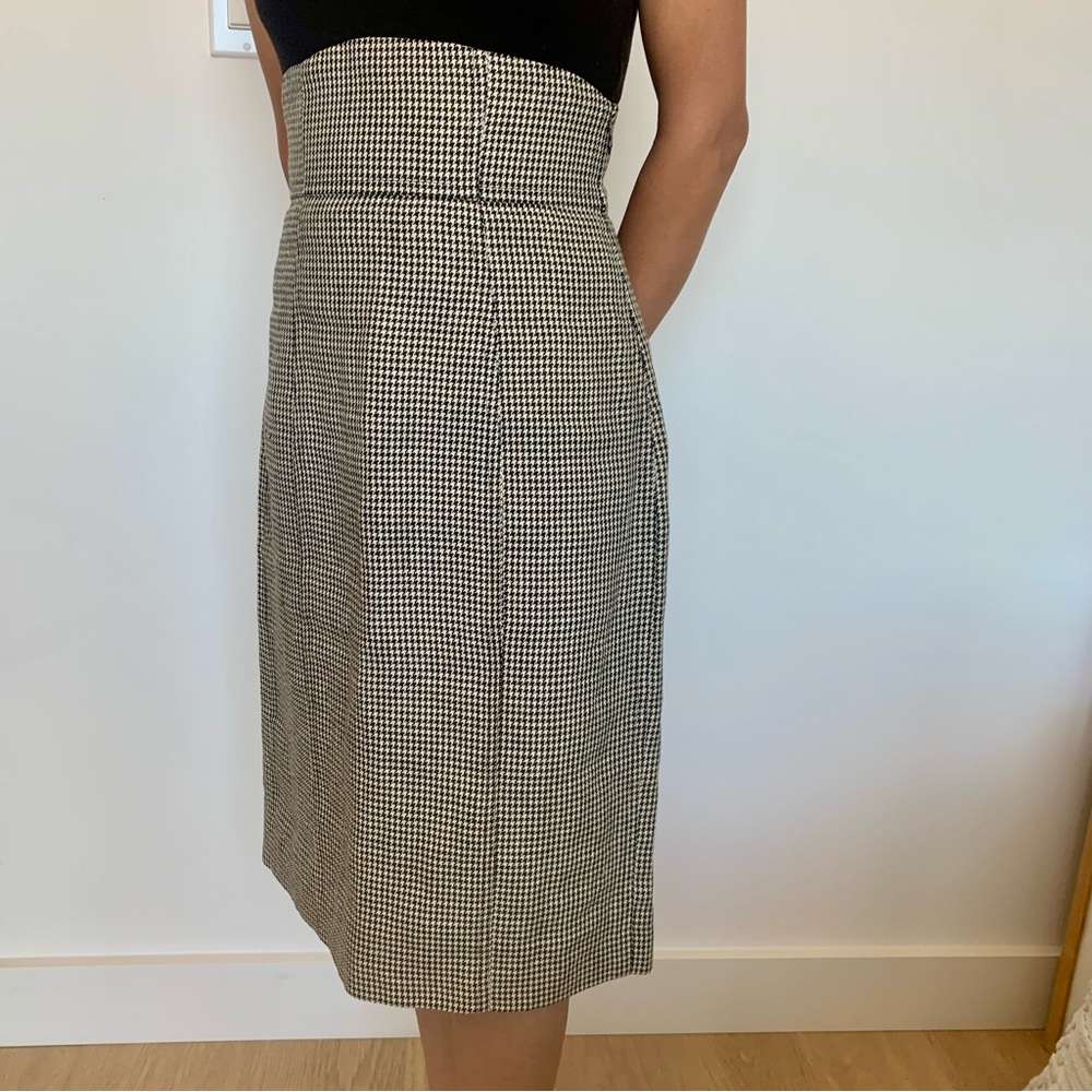Houndstooth pencil skirt, Ralph Lauren purple label - Picture 2 of 8